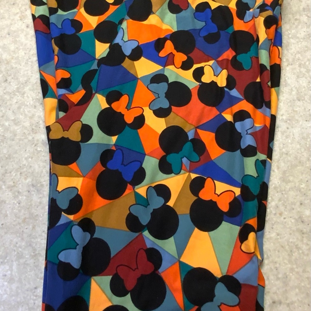 LuLaRoe Multicolor Disney Patterned Fabric - Picture 2 of 3